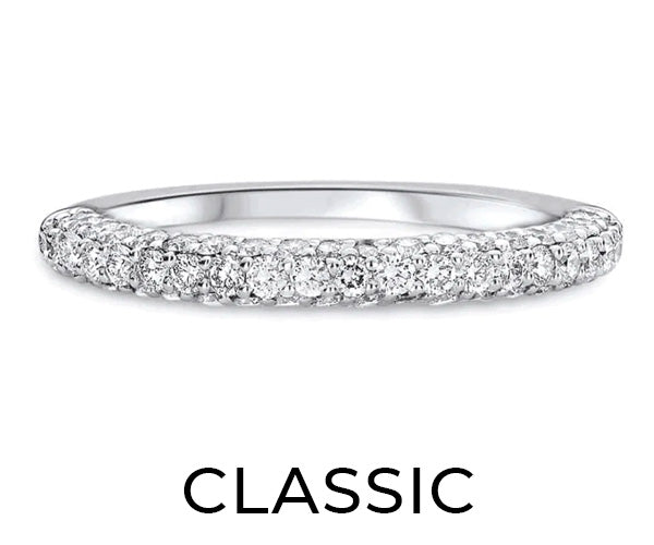  Womens Classic Wedding Bands - Diamond Designs