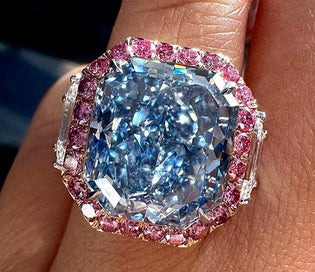  11.28-Carat 'Infinite Blue' Could Sell for $37MM at Single-Lot Sotheby's Auction - Diamond Designs