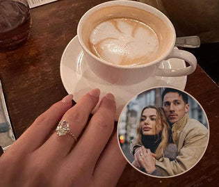  Actor Michael Trevino Pops the Question With Oval-Cut Diamond Ring - Diamond Designs