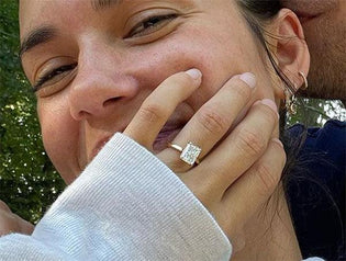  'Chicago Med' Star Torrey DeVitto Unveils Radiant-Cut Diamond Engagement Ring - Diamond Designs