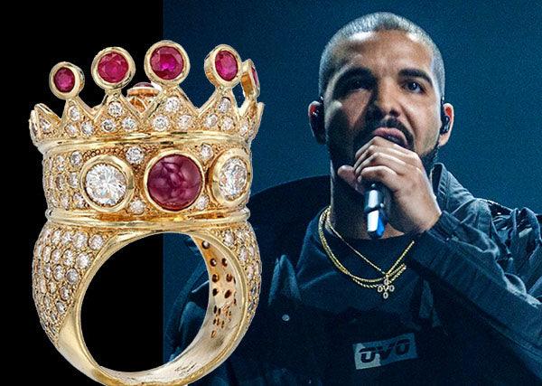 Drake Revealed as Top Bidder for Tupac Shakur's Ruby and Diamond 'Crown' Ring - Diamond Designs