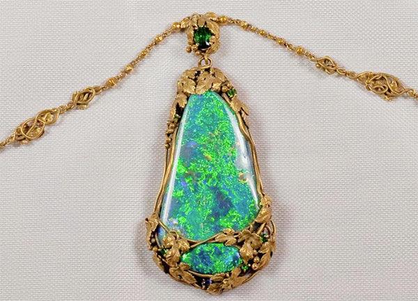 Famous for His Stained Glass, Louis Tiffany Designed This Opal Necklace in 1929 - Diamond Designs