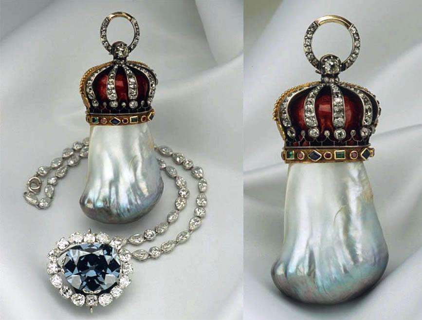 Hope Dimond Chain Find Out How the Hope Pearl and Hope Diamond Reunited After 156 Years ...