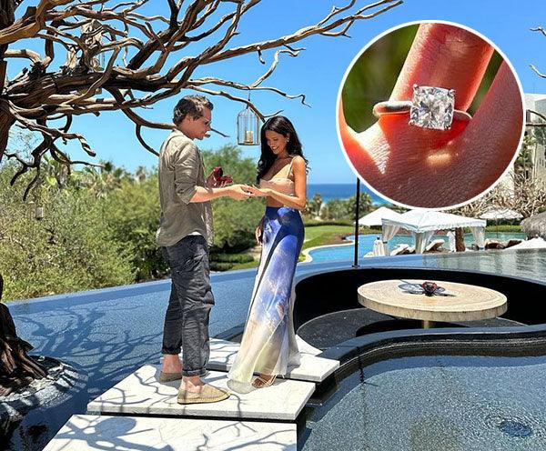 Hollywood Couple Dons Goggles to Rescue Brand New Engagement Ring - Diamond Designs