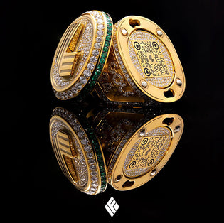  LIV Golf Championship Ring Features Diamonds, Emeralds and QR Code