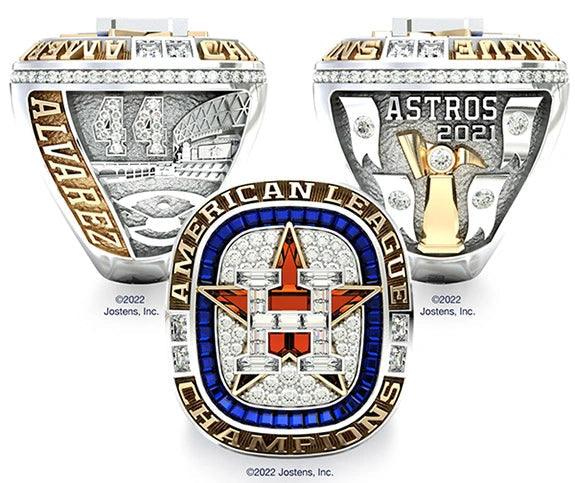 Orange and Blue Sapphires, White Diamonds Tell Story of Astros’ AL Championship - Diamond Designs