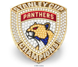  Florida Panthers Celebrate a Stanley Cup Title With Diamond and Sapphire Ring