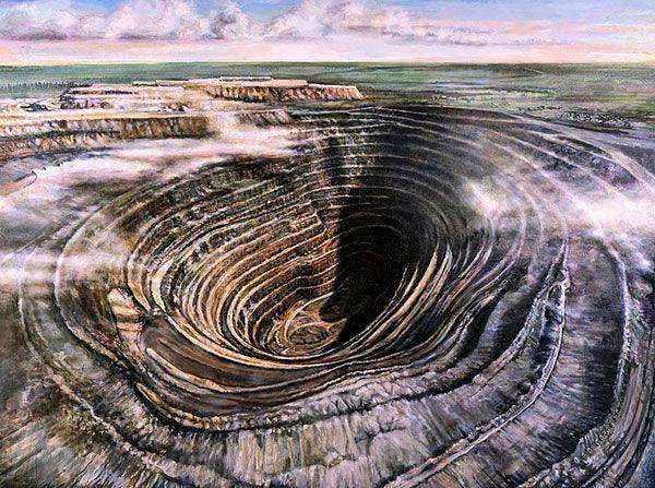 Study: Eruption of Diamond-Rich Kimberlite Pipes Linked to Continental Fractures - Diamond Designs