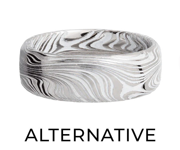  Alternative Metal Mens Wedding Bands - Diamond Designs