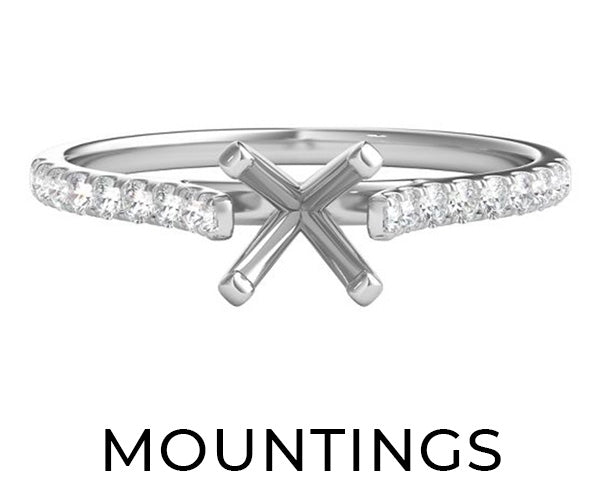  Engagement Ring Mountings - Diamond Designs