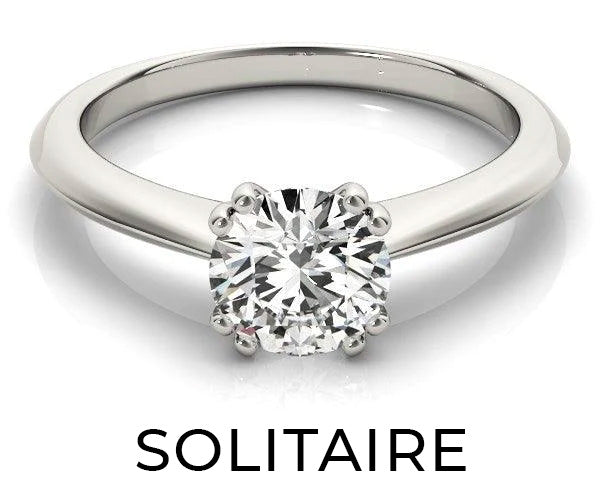  Solitaire Engagement Rings - Diamond Designs