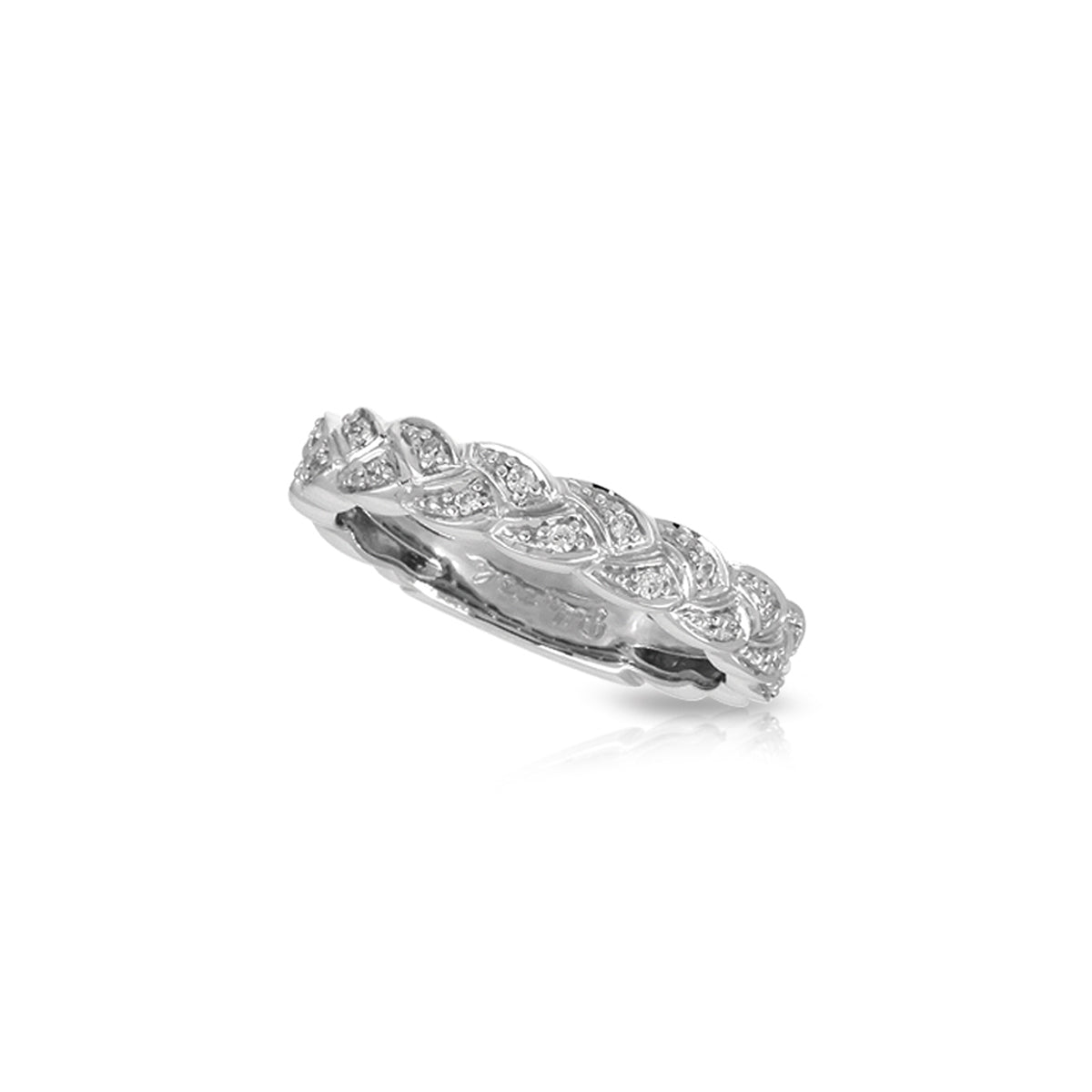 Braid Rings with Stones, view 2