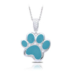 Paw Prints Pendant
