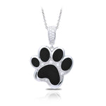 Paw Prints Pendant, view 2