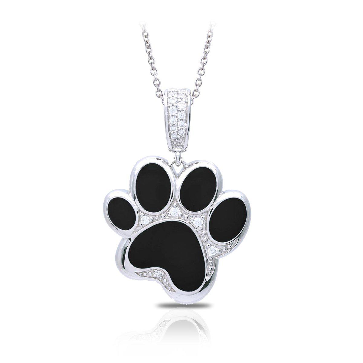 Paw Prints Pendant, view 2
