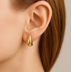 Precious Metal (No Stones) Earring