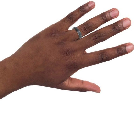 Triton Black Tantalum Wedding Band Size 10 *