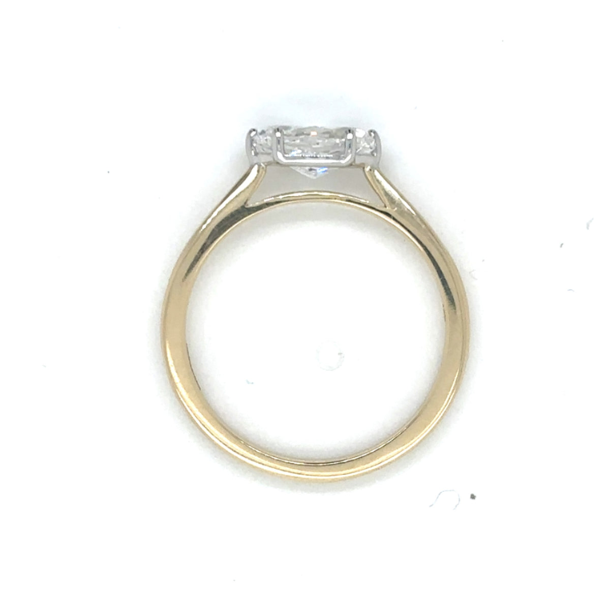 14K Yellow Gold Diamond Engagement Rings, view 2, from Diamond Designs