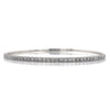 2CT White 14 Karat Gold Diamond Bangle Bracelet