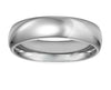 Triton Grey Tungsten Carbide Domed Wedding Band Size 10 *