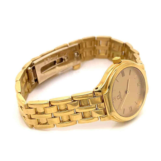 Pre-Owned Omega Deville Watch 18K Yellow Gold Watch *