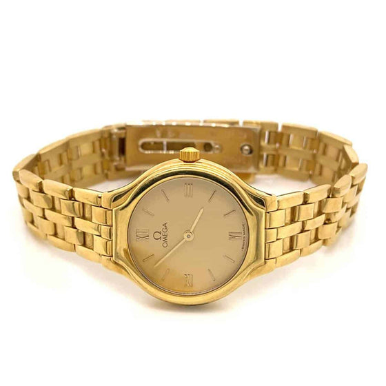 Pre-Owned Omega Deville Watch 18K Yellow Gold Watch *