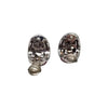 Butterfly Kisses Sterling Silver Ivory Polished Earrings, view 4