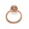 Ritani Rose 18 Karat Gold Diamond Engagement Ring Mounting Size 6.5 *