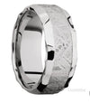 Lashbrook White Cobalt Chrome Meteorite Wedding Band Size 10 *