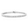 Diamond Designs White 14 Karat Gold 4ctw Diamond Tennis Bracelet *