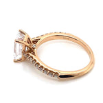 Ritani Rose 18 Karat Gold Diamond Engagement Ring Mounting Size 6.5 * - view 2