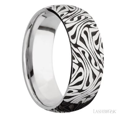 Lashbrook White Cobalt Chrome Wedding Band Size 10 * - view 2
