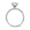 Simon G. MR1577 White Gold Diamond Accented Engagement Ring Mounting Size 6.5*