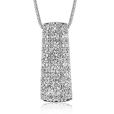 Simon G. LP2379 White Gold Diamond Simon-Set Collection Drop Pendant*