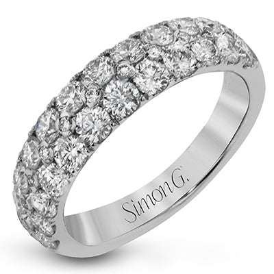 Simon G. LR1117 White Gold Diamond Simon-Set Collection Fashion Ring*