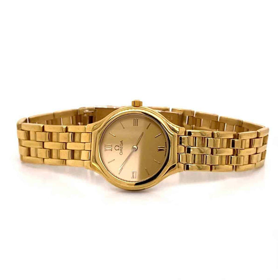 Pre-Owned Omega Deville Watch 18K Yellow Gold Watch *