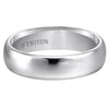 Triton Grey Tungsten Carbide Domed Wedding Band Size 10 *