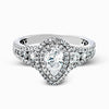 Simon G. MR2592 White Gold Diamond Double Halo Engagement Ring Mounting Size 6.5*