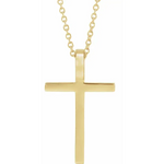Diamond Designs Yellow Gold Cross Pendant*