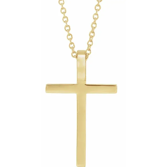 Diamond Designs Yellow Gold Cross Pendant*