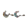 Butterfly Kisses Sterling Silver Ivory Polished Earrings, view 2