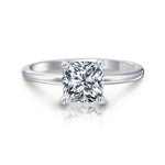 Diamond Designs White 18 Karat Gold Diamond Engagement Ring Mounting Size 6.5 *