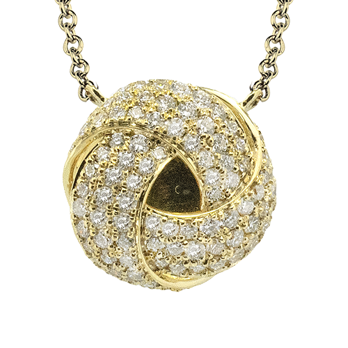 Simon G LP4953 Yellow Gold Diamond Pendant*