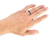 Triton Black Tantalum Wedding Band Size 10 *