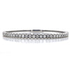 Diamond Designs White 14 Karat Gold 1.95ctw Diamond Bangle Bracelet *