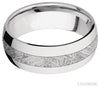 Lashbrook SS Sleeve Damascus Steel Meteorite Wedding Band Size 10 *