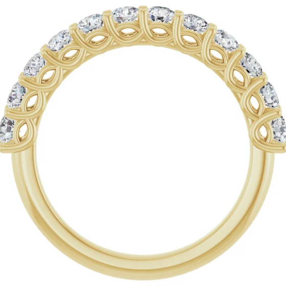 Yellow 18 Karat Gold Fashion Ring Size 7 *