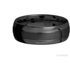Lashbrook Black Zirconium Polished Wedding Band Size 10 *