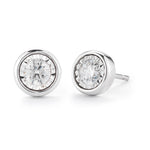 Diamond Designs White 14 Karat Gold 0.15ctw Diamond Stud Earrings *