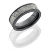 Lashbrook Black Zirconium Meteorite Wedding Band Size 10 *